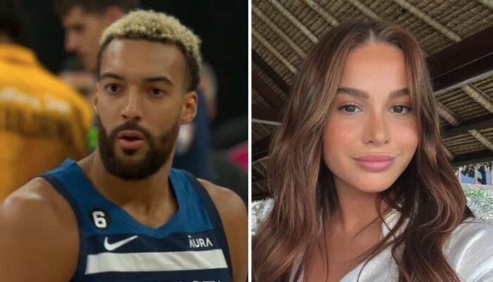 Rudy Gobert et sa compagne Julia Bonilla