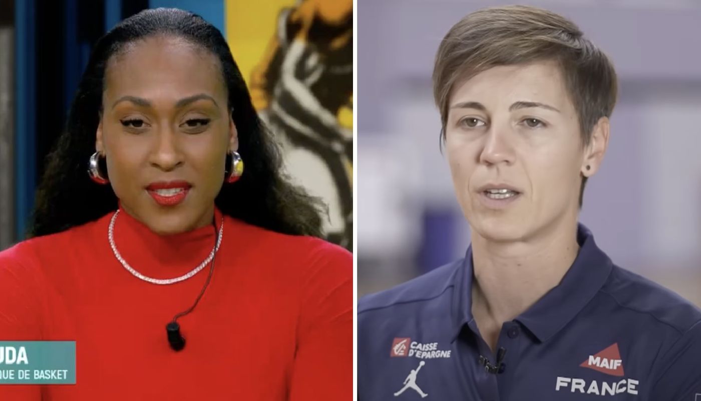 Sandrine Gruda et Céline Dumerc, deux légendes de l'équipe de France de basket