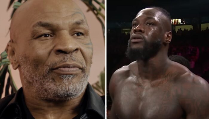 Mike Tyson et Deontay Wilder