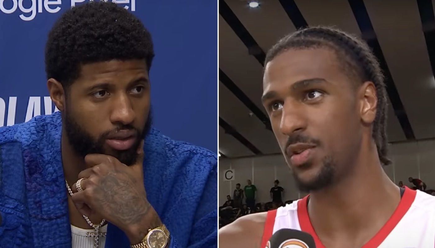 NBA Paul George et Alexandre Sarr