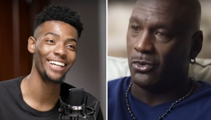 Brandon Miller et l'ancien patron des Hornets, Michael Jordan