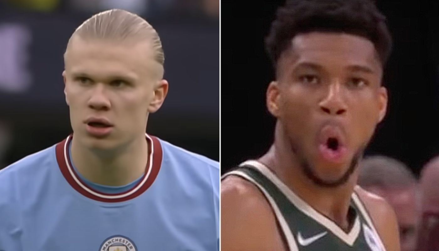 NBA Erling Haaland et Giannis Antetokounmpo