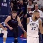 NBA – Frustré, le très vilain geste de Rudy Gobert sur Luka Doncic !