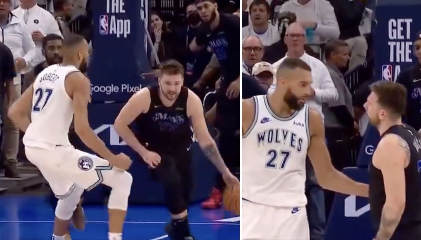 Rudy GObert a été l'hauteur d'un vilain geste sur Luka Doncic lors d'une rencontre entre les Timberwolves et les Mavericks