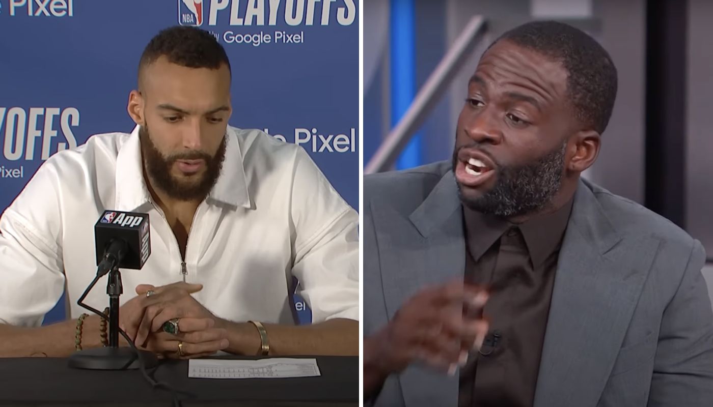Rudy Gobert, Français quadruple Défenseur de l'Année en NBA, et Draymond Green, légende des Warriors