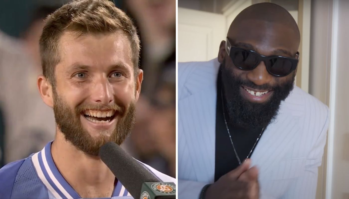 Corentin Mouter, tennisman français, et Cédric Doumbé, star du MMA.