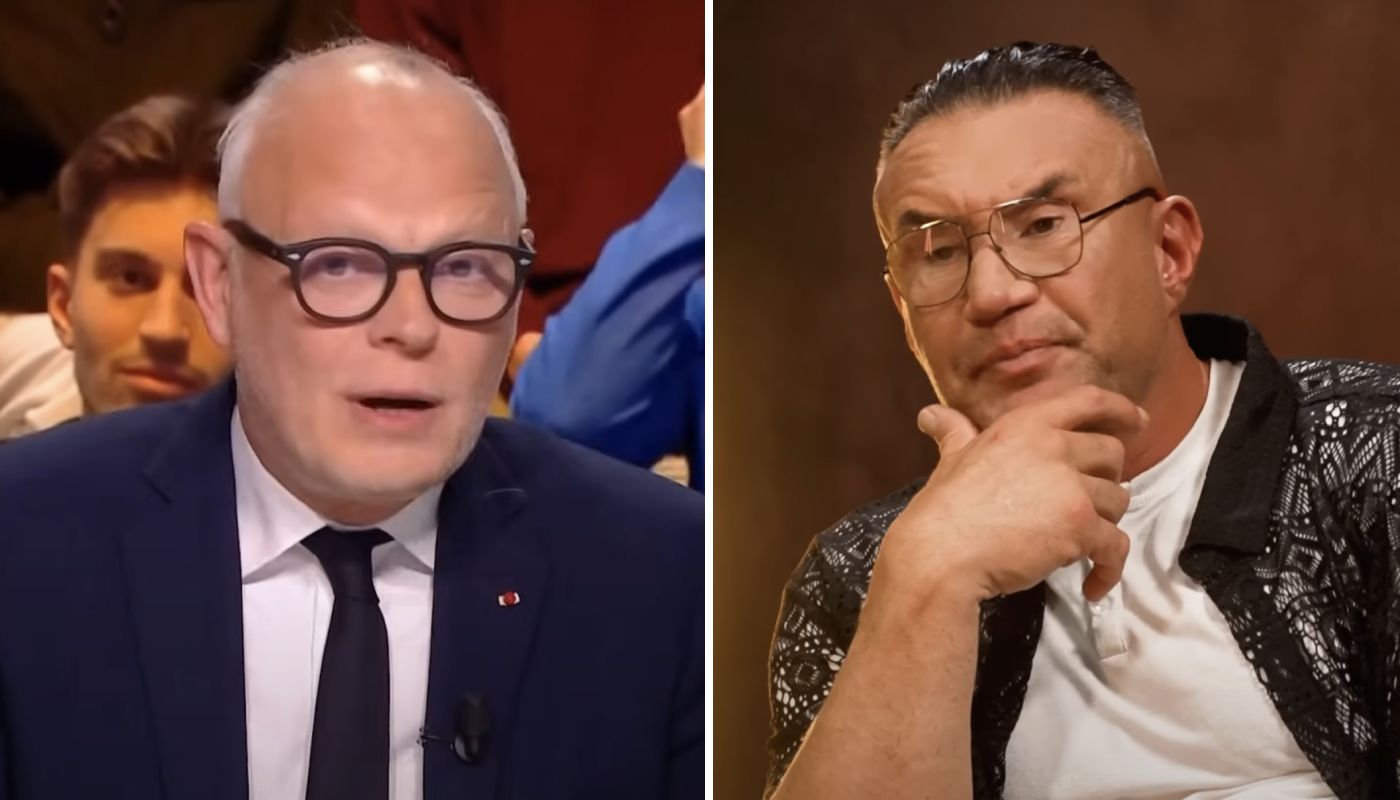 Édouard Philippe, maire du Havre et probable candidat à l'élection présidentielle, et Jérôme Le Banner, légende des sports de combat en France