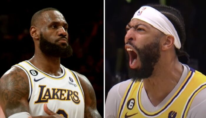 LeBron James et Anthony Davis, stars des Lakers