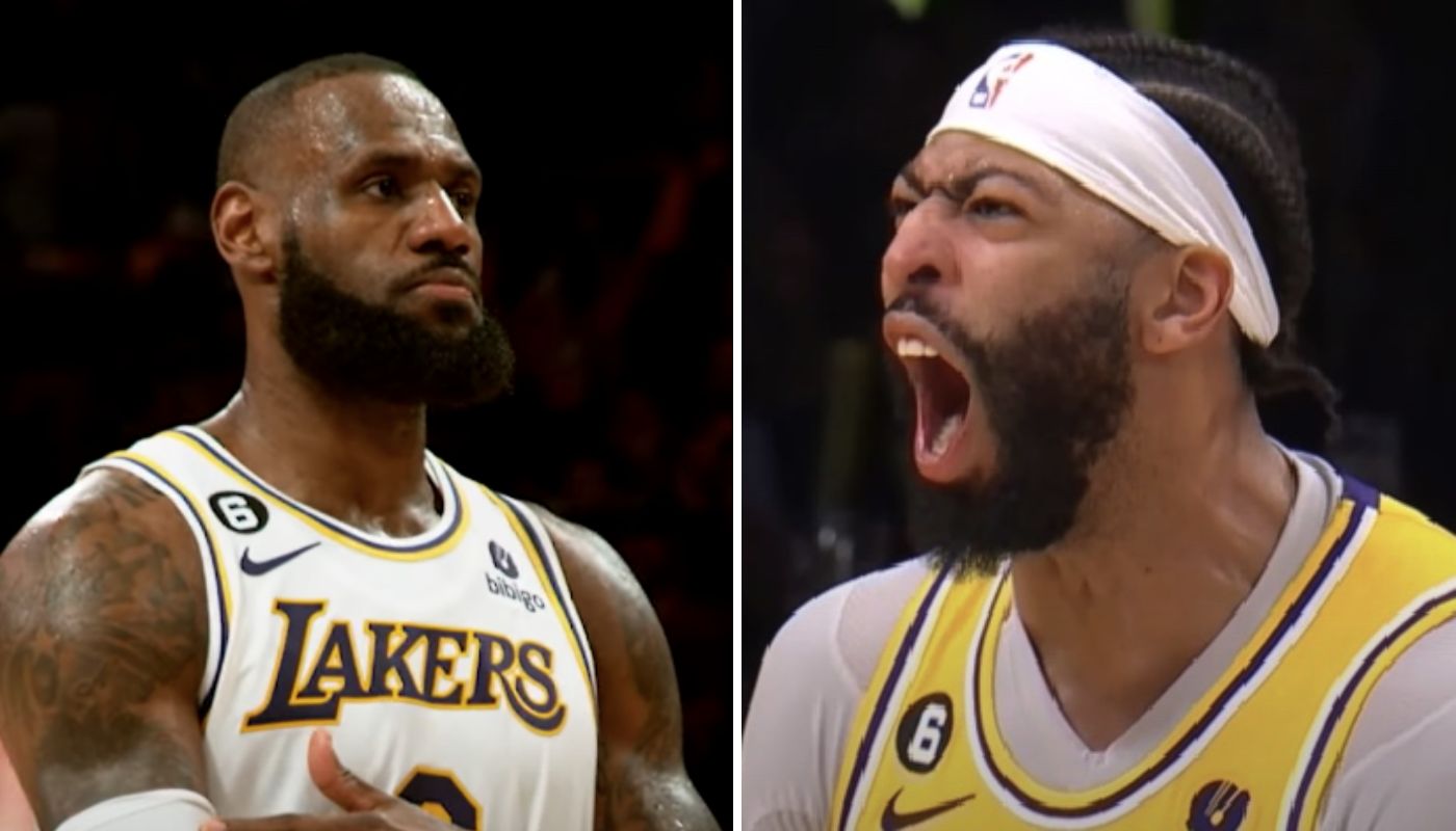 LeBron James et Anthony Davis, stars des Lakers
