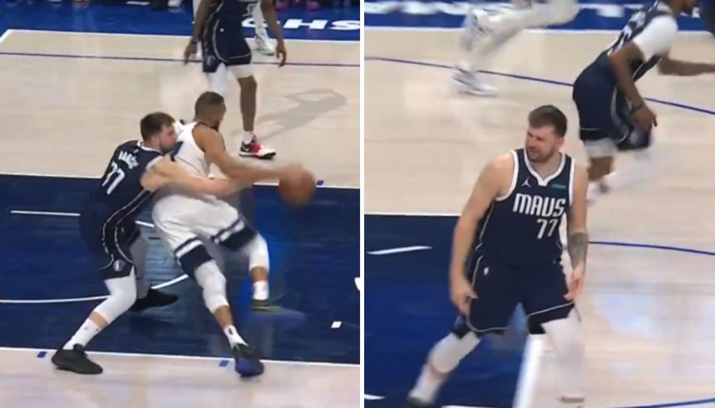 Luka Doncic au duel contre Rudy Gobert