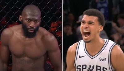 NBA/PFL – Après son triomphe par KO, les images virales de Cédric Doumbé avec Wembanyama !