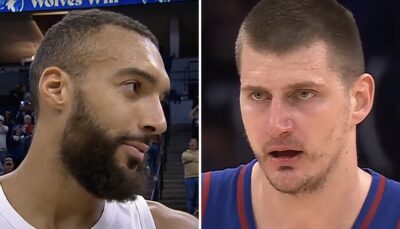 NBA – « Je suis désolé Rudy » : l’action folle de Gobert sur Nikola Jokic qui retourne la toile ! (vidéo)