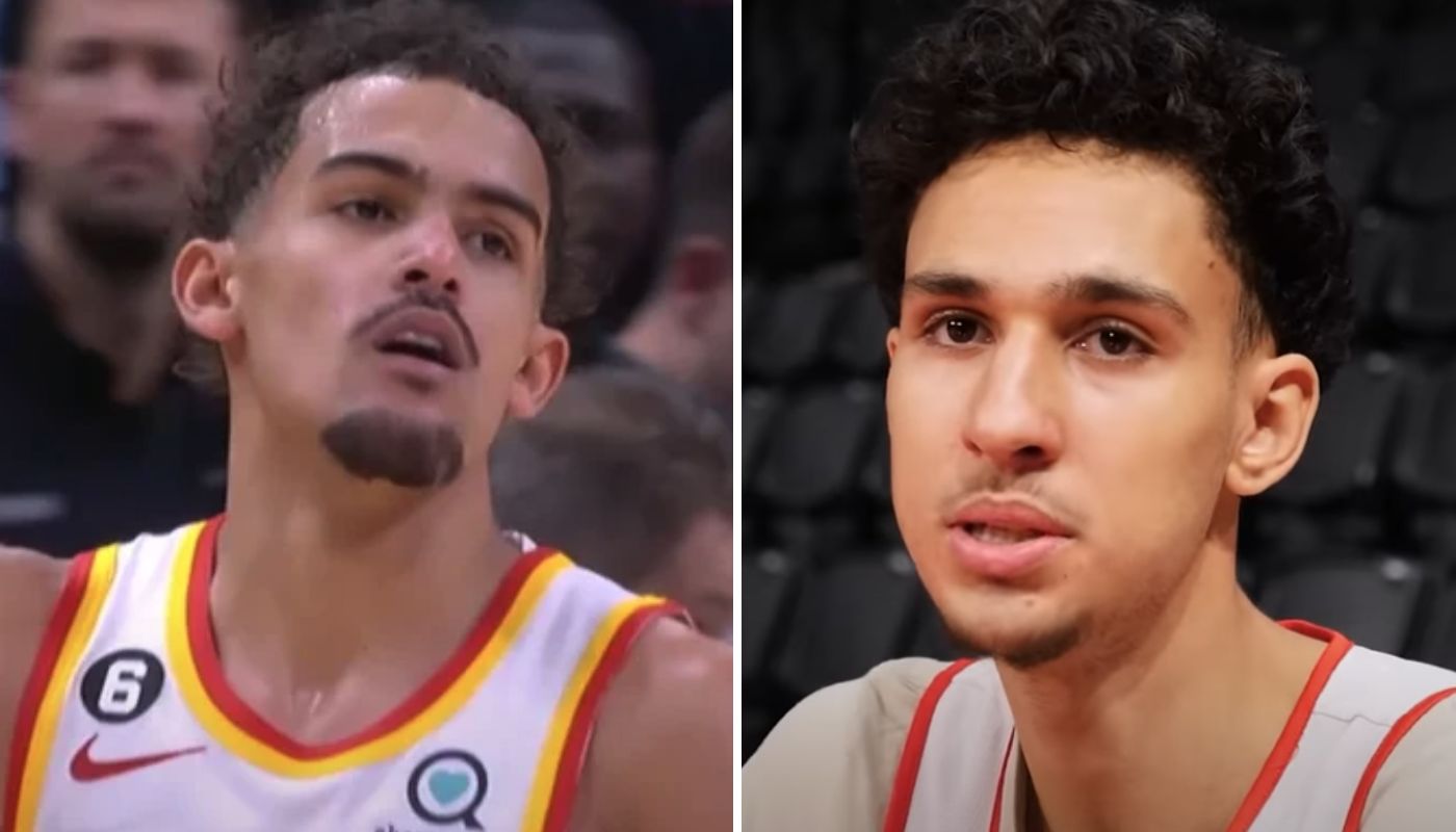 Zaccharie Risacher et Trae Young