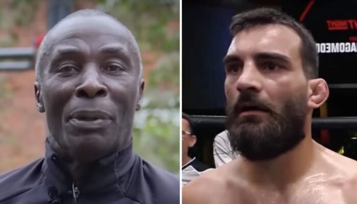 La légende MC Jean Gab'1 (gauche) et le combattant UFC Benoît Saint-Denis (droite)