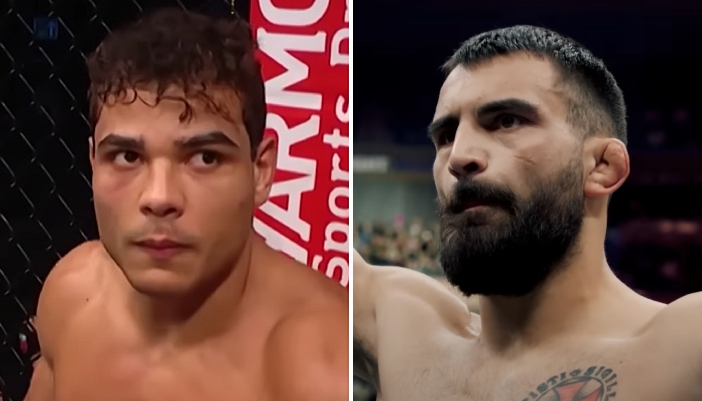 Les combattants UFC Paulo Costa (gauche) et Benoît Saint-Denis (droite)