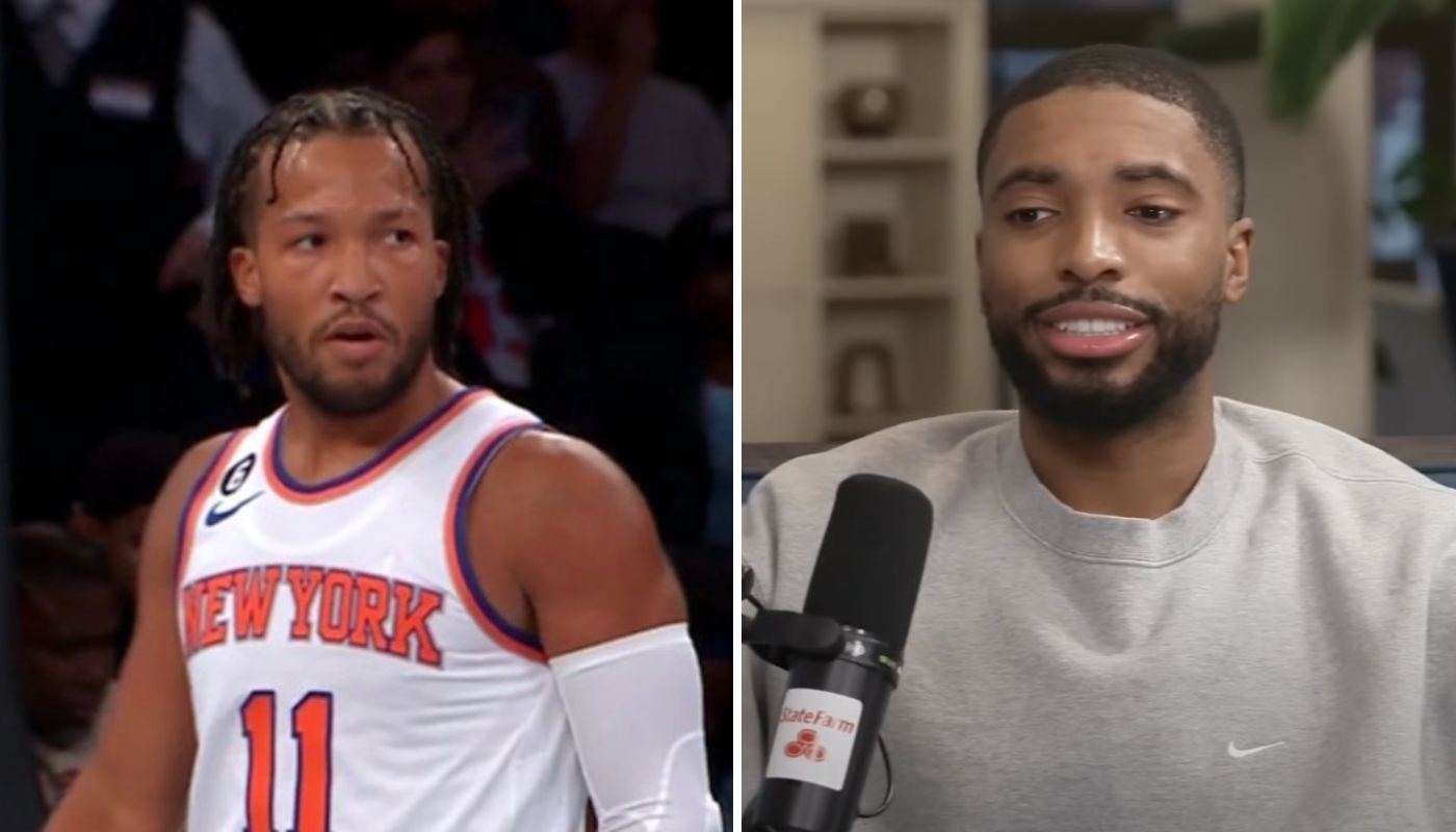 NBA Jalen Brunson et Mikal Bridges
