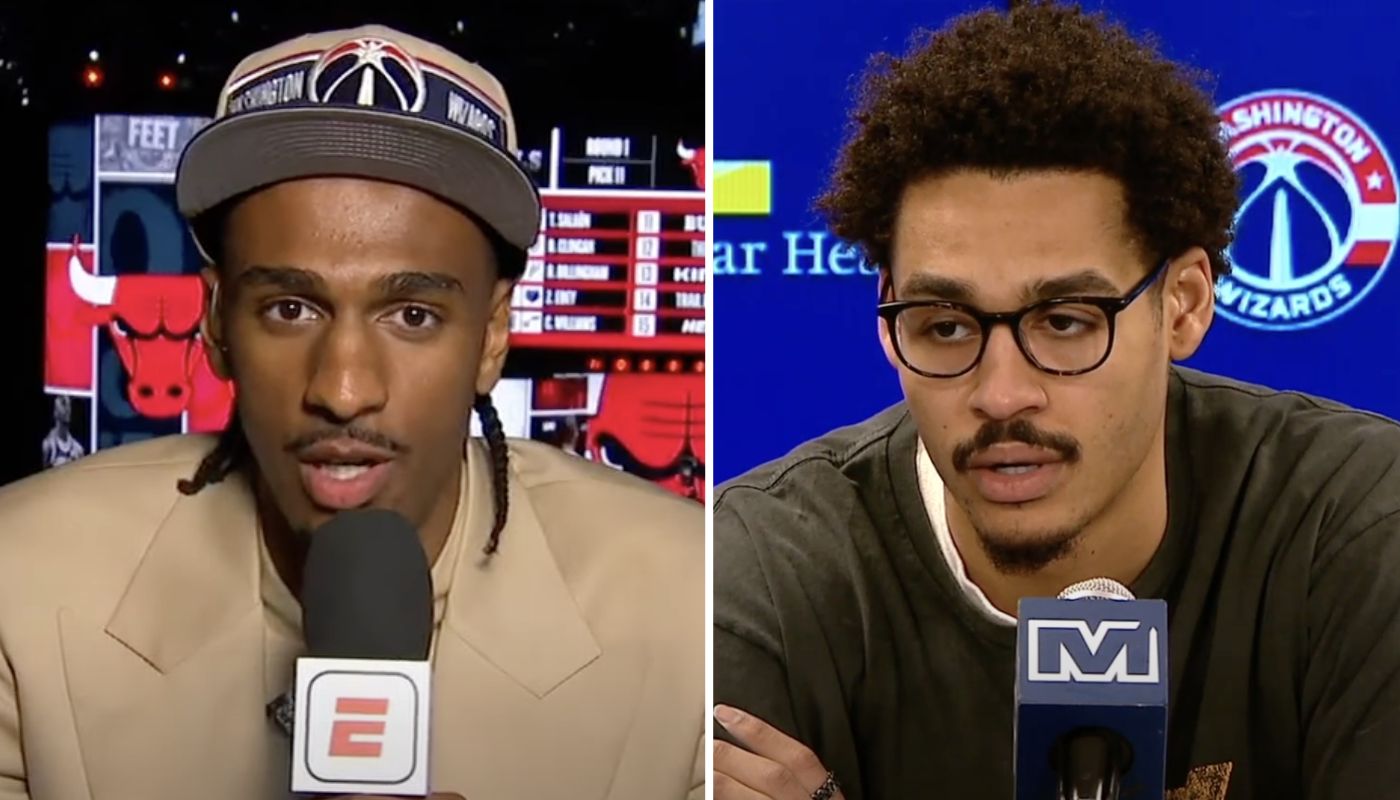 Jordan Poole et le Français Alexandre Sarr, coéquipiers aux Wizards de Washington