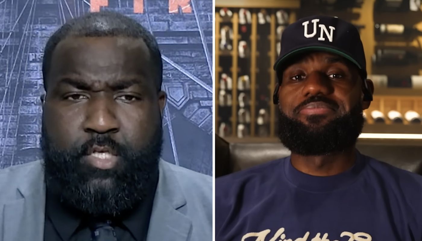 Les deux anciens coéquipiers Kendrick Perkins et LeBron James