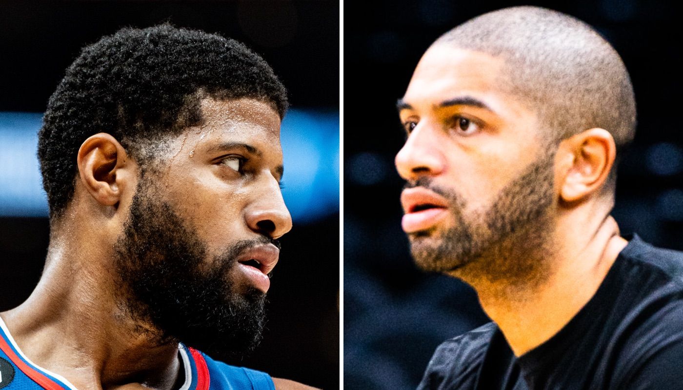 NBA Paul George et Nicolas Batum