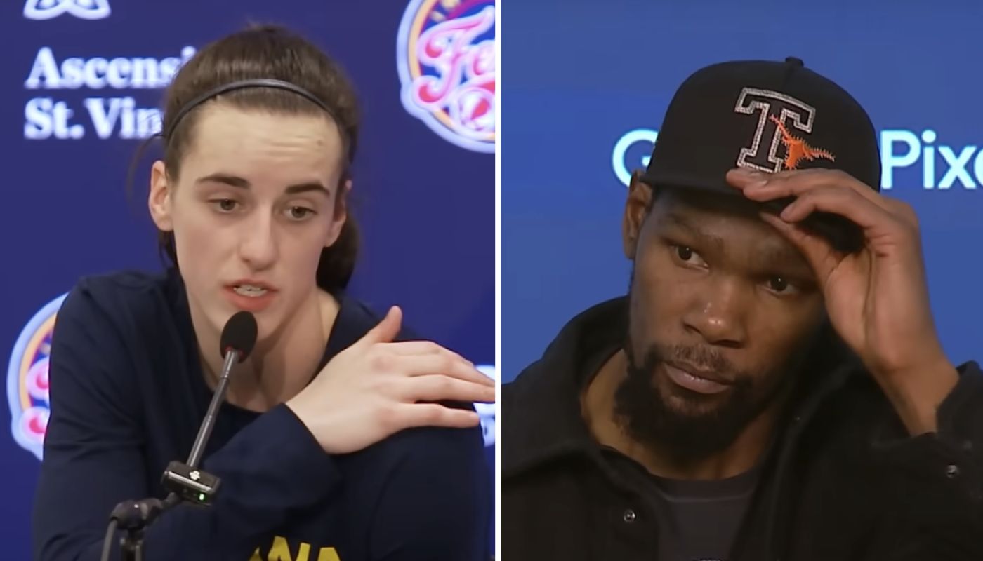 Caitlin Clark, phénomène WNBA, et Kevin Durant, légende NBA