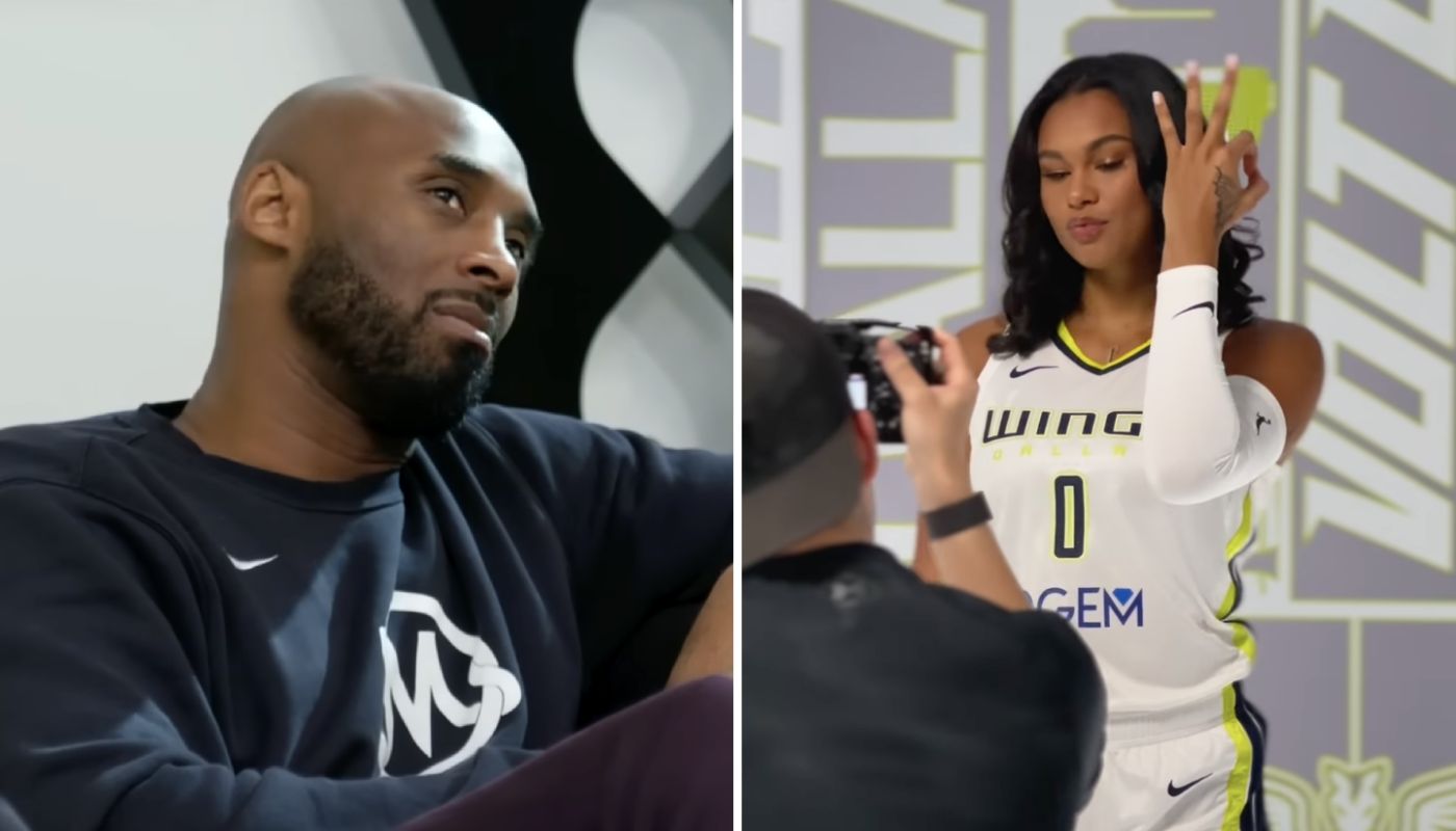 Kobe Bryant et une ancienne protégée, Satou Sabally, star des Wings en WNBA