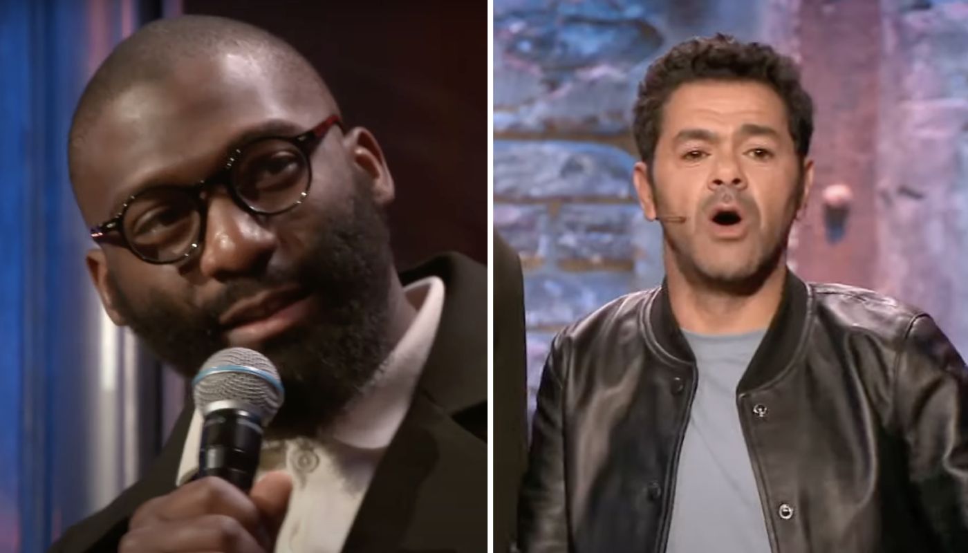 Cédric Doumbé et Jamel Debbouze sur scène