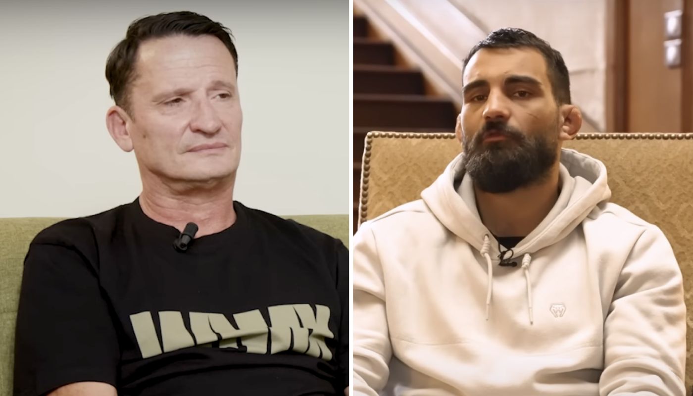 Daniel Woirin et son ancien élève, Benoit Saint-Denis, star de l'UFC