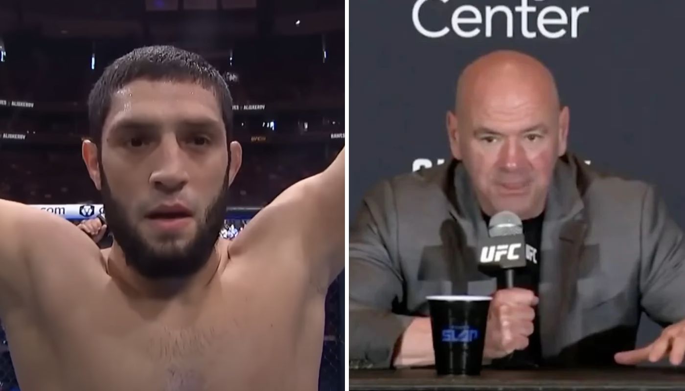 UFC Ikram Aliskerov et Dana White