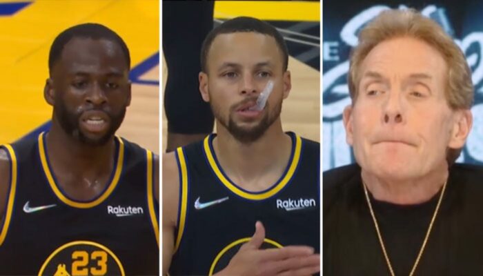 NBA Draymond Green, Steph Curry et Skip Bayless