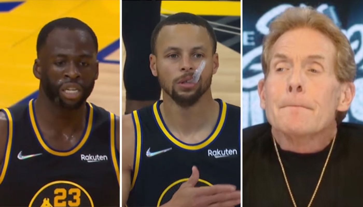 NBA Draymond Green, Steph Curry et Skip Bayless