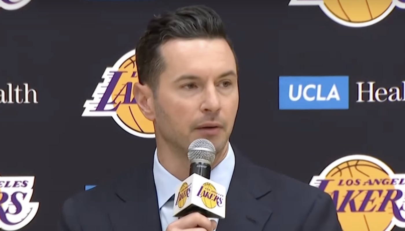 Le coach NBA des Los Angeles Lakers, JJ Redick