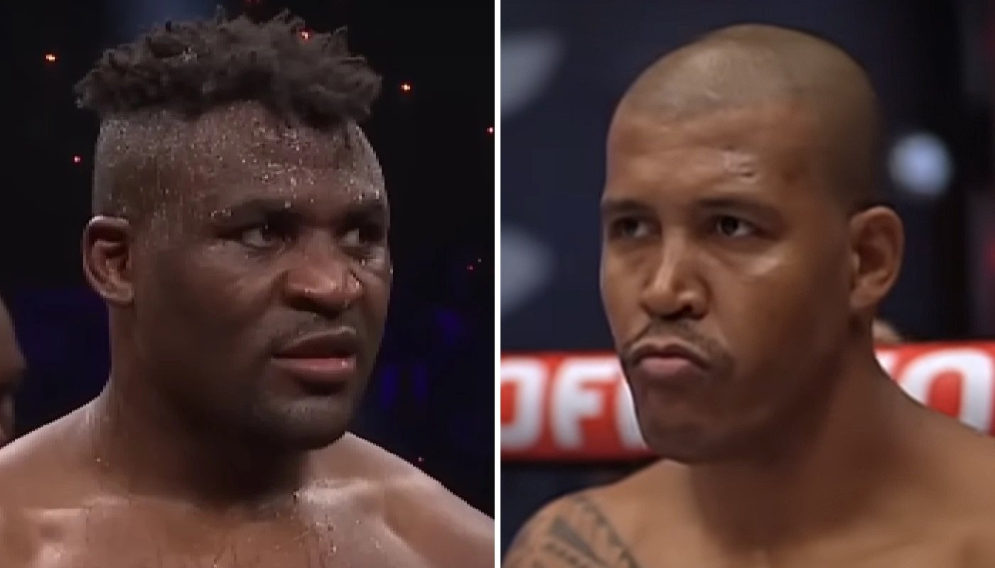 Les stars du PFL Francis Ngannou (gauche) et Renan Ferreira (droite)