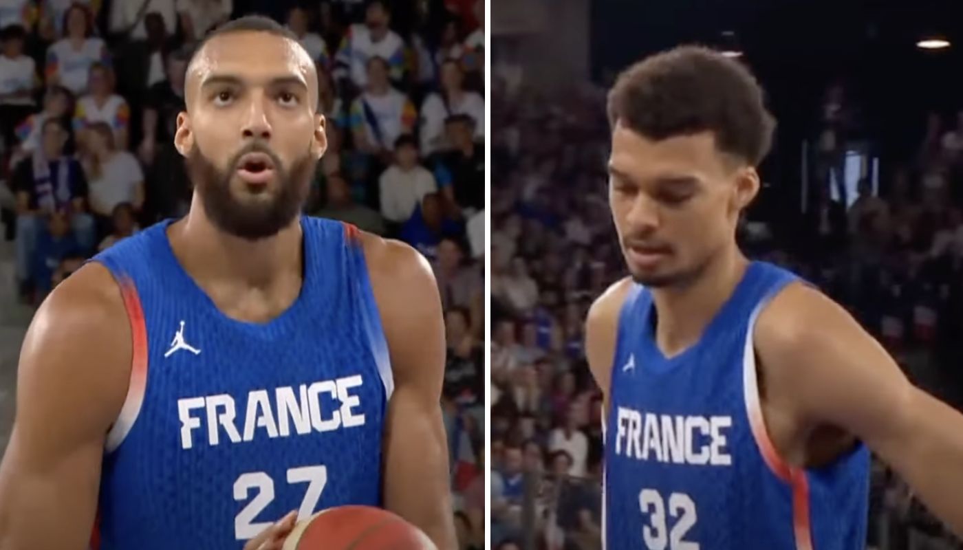 EDF Rudy Gobert et Victor Wembanyama