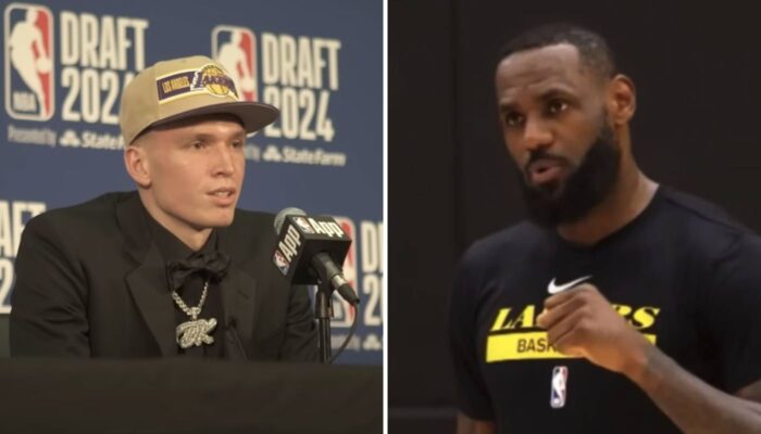 NBA Dalton Knecht et LeBron James