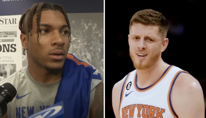 NBA Miles McBride et Isaiah Hartenstein