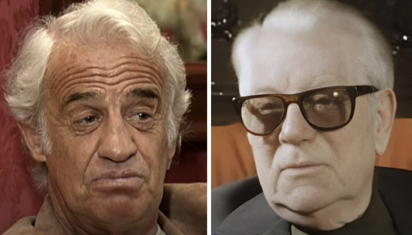 Jean-Paul Belmondo et Jean Gabin