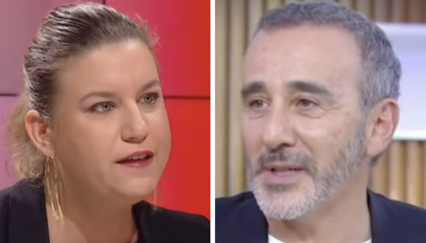 Mathilde Panot et Elie Semoun