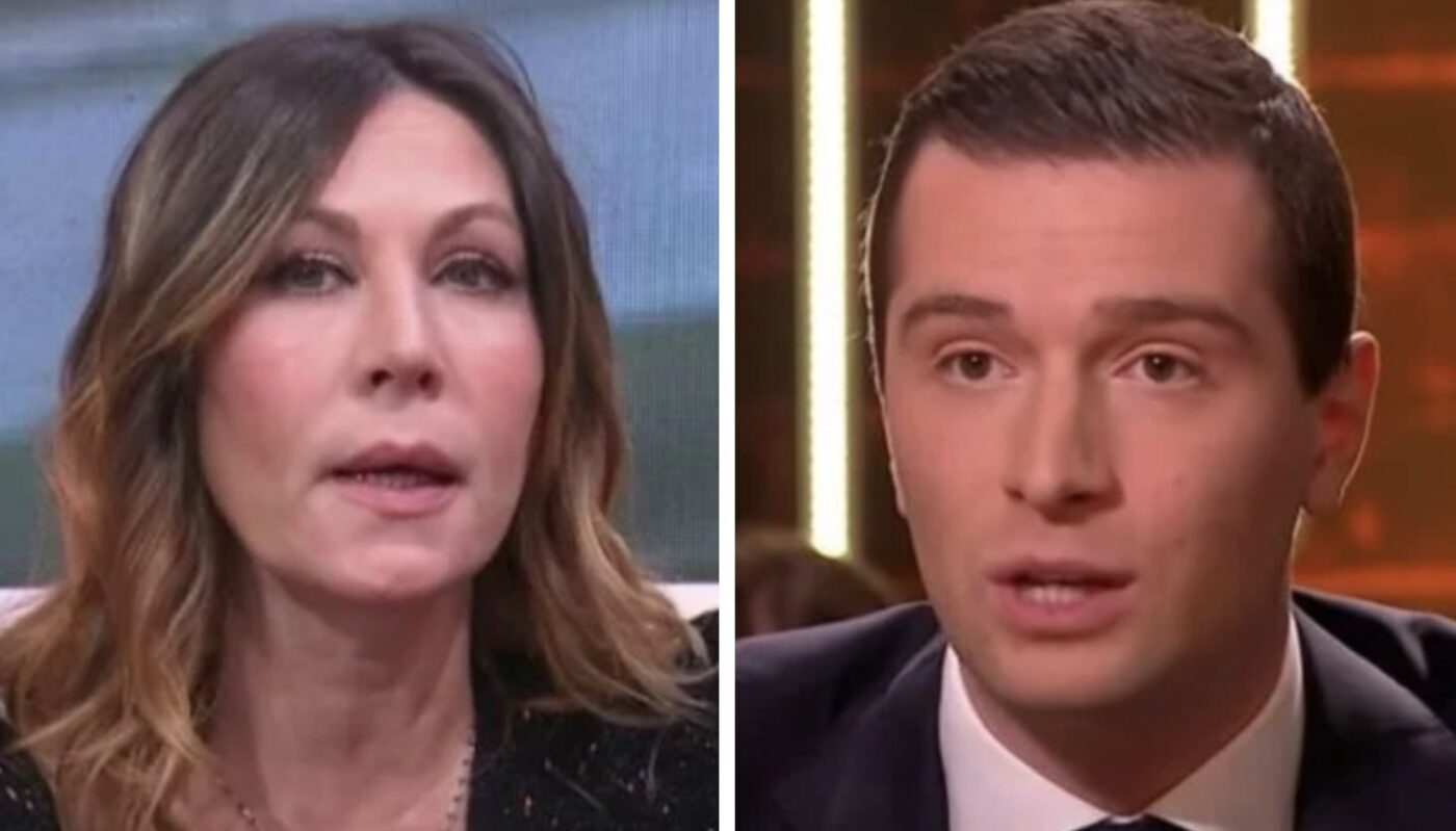 Mathilde Seigner et Jordan Bardella