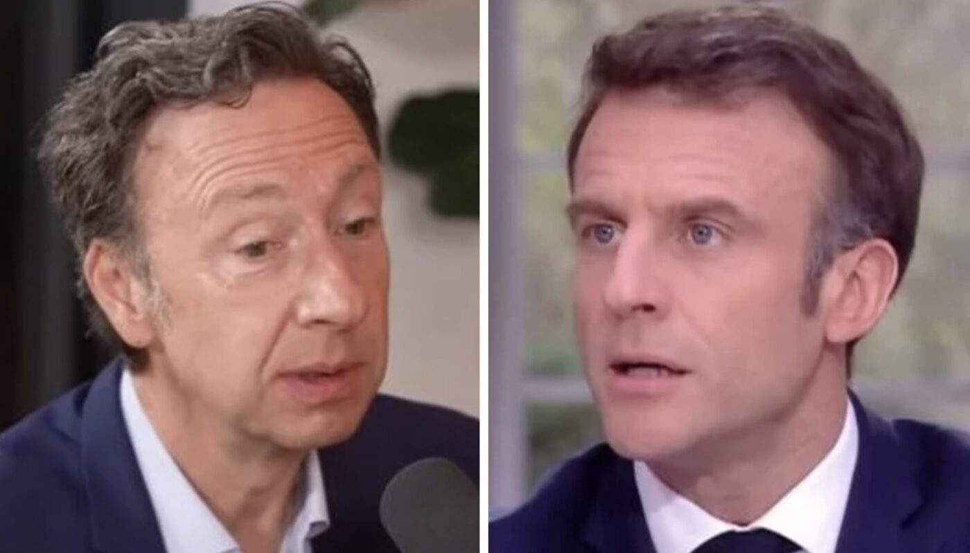 Stéphane Bern et Emmanuel Macron