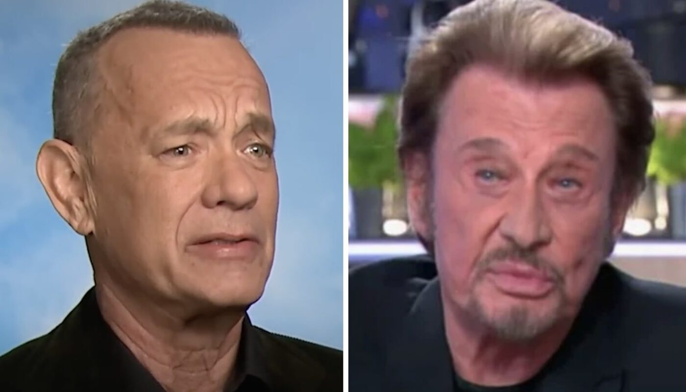 Tom Hanks et Johnny Hallyday