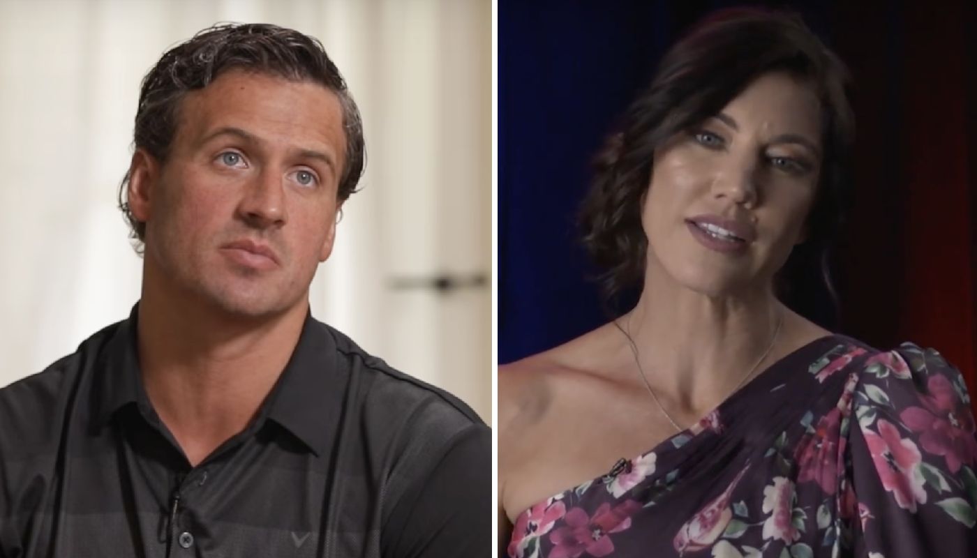 Deux athlètes américains champions olympiques, Ryan Lochte et Hope Solo