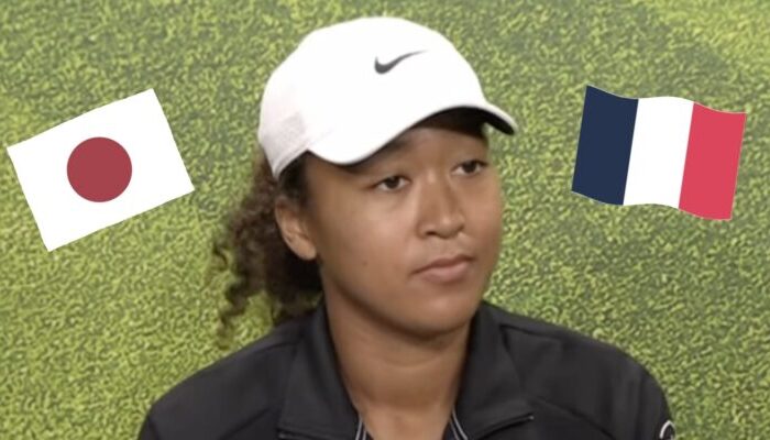 La Japonaise Naomi Osaka évoque la France