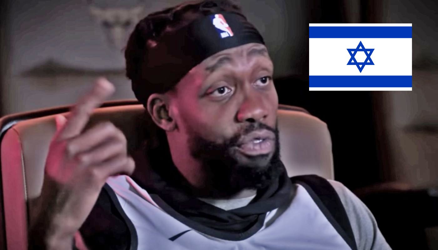 L'ancien joueur NBA Patrick Beverley, ici accompagné du drapeau d'Israël