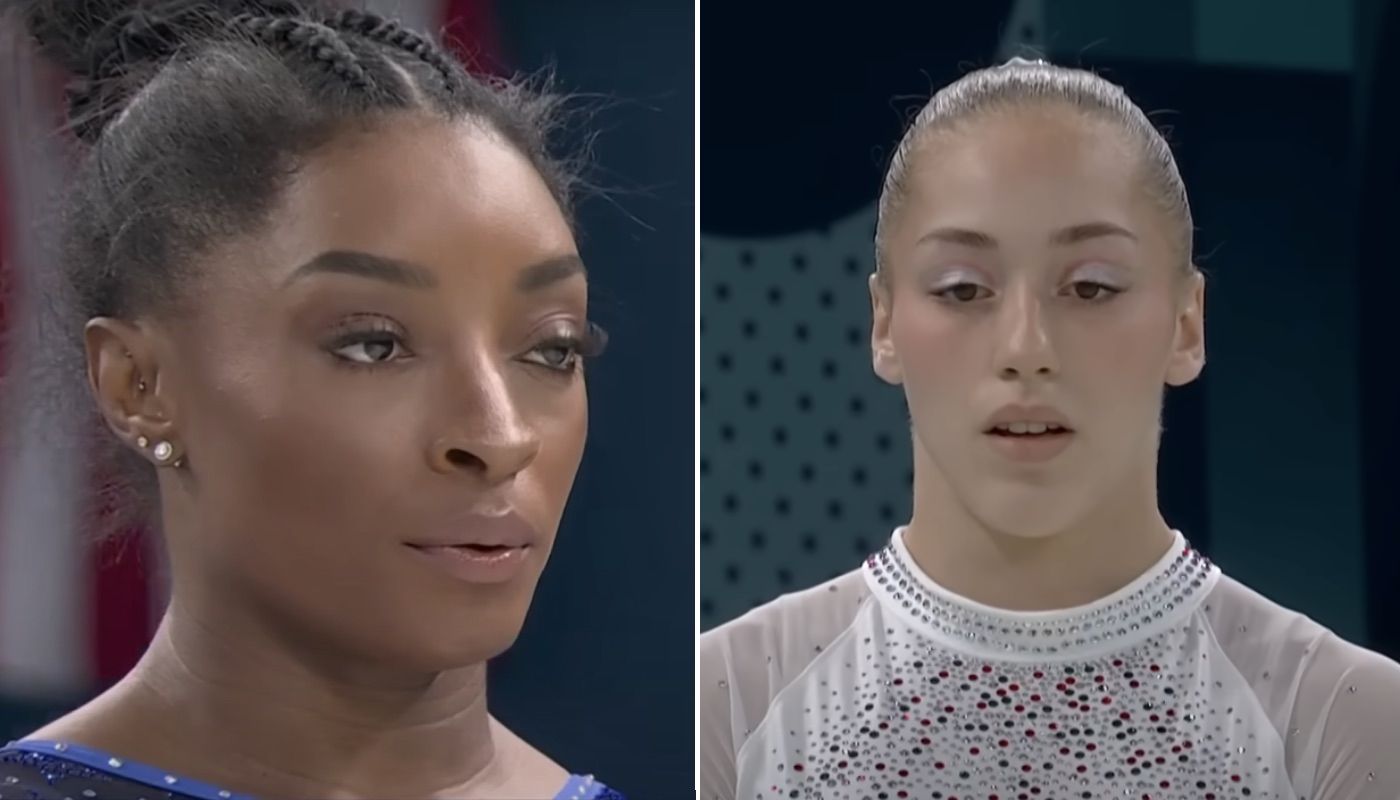 Simone Biles et Kaylia Nemour