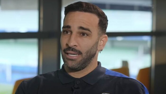 Adil Rami lors de son passage à Troyes