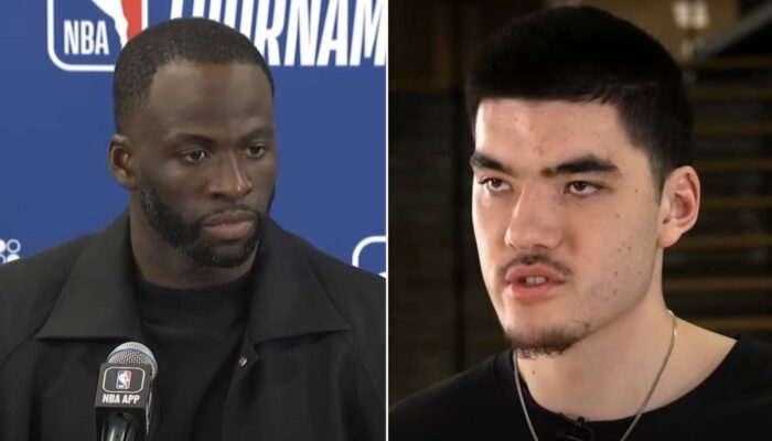 NBA Draymond Green et Zach Edey