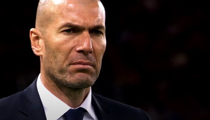 La légende et ancien entraîneur du Real Madrid, Zinédine Zidane