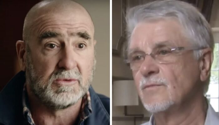 Eric Cantona et Aimé Jacquet (DR)