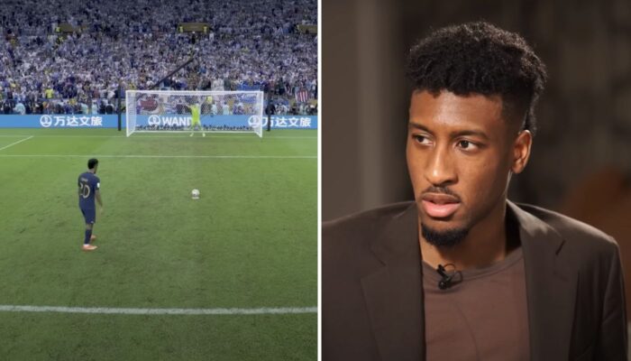 Kingsley Coman lros de la finale de la COupe du Monde 2022
