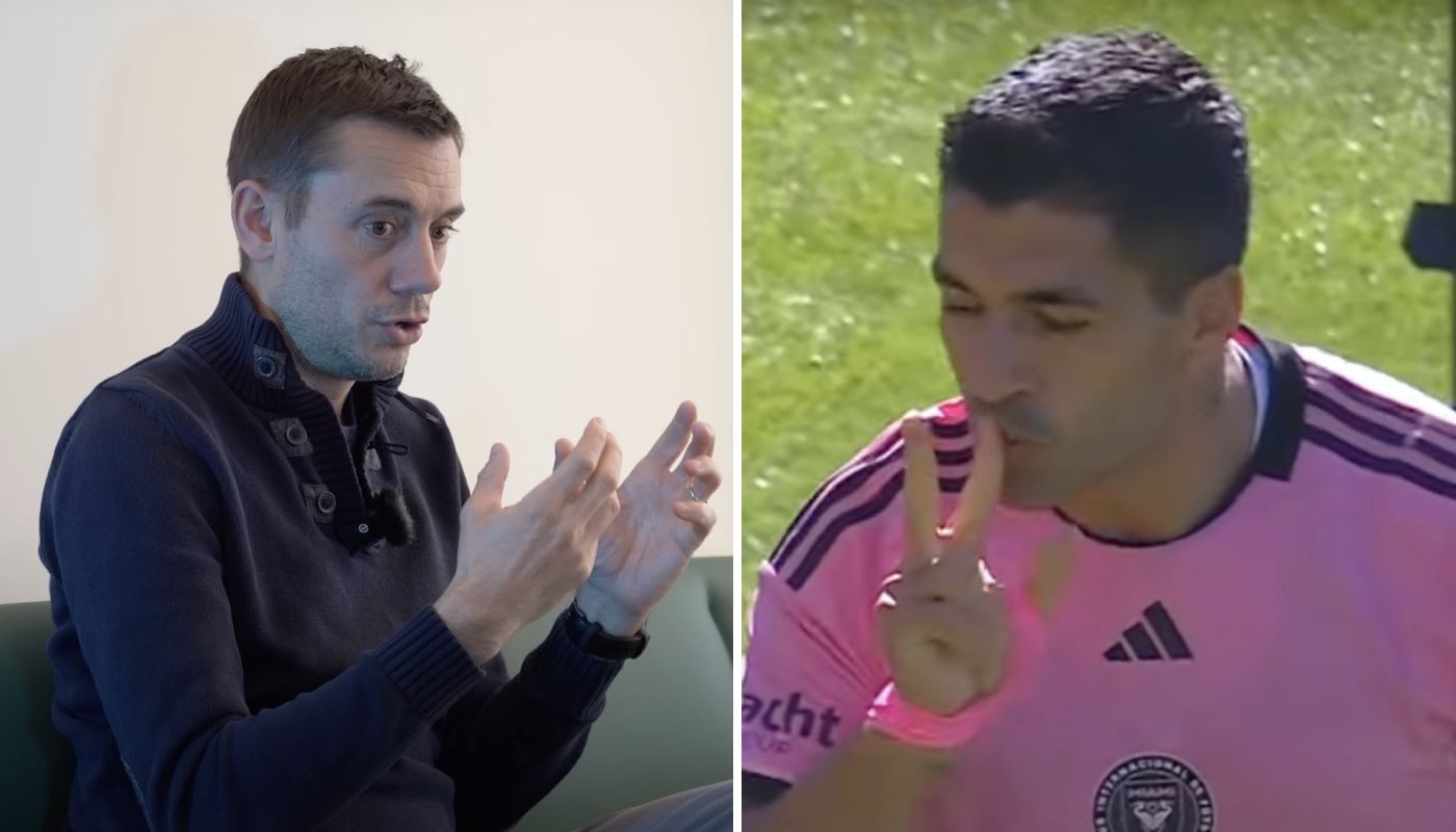 Clément Turpin et Luis Suarez